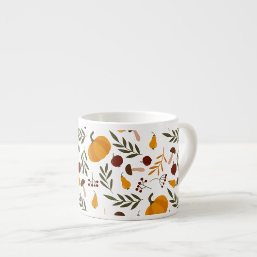 Pompoenen, Pomegranaten en peren Espresso Kop (Voorkant rechts)