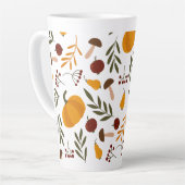 Pompoenen, Pomegranaten en peren Latte Mok (Linkerhoek)