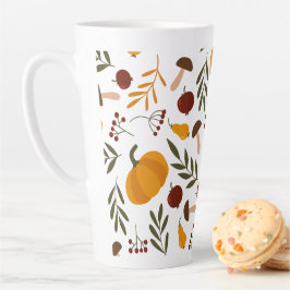 Pompoenen, Pomegranaten en peren Latte Mok