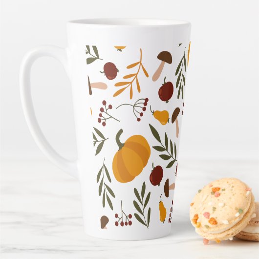 Pompoenen, Pomegranaten en peren Latte Mok (In situ)