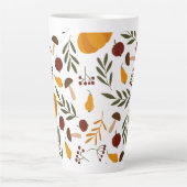 Pompoenen, Pomegranaten en peren Latte Mok (Voorkant)