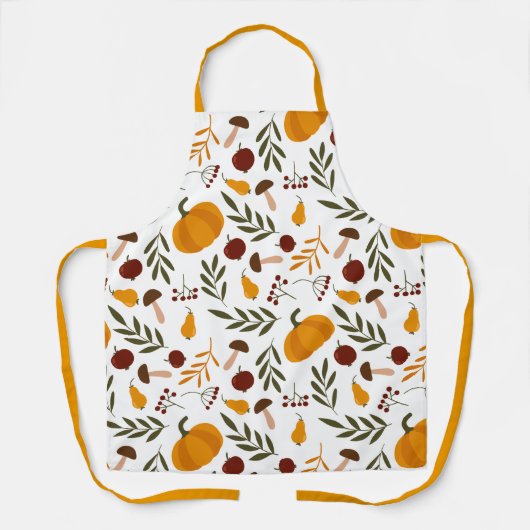 Pompoenen, Pomegranaten en peren Schort (Voorkant)