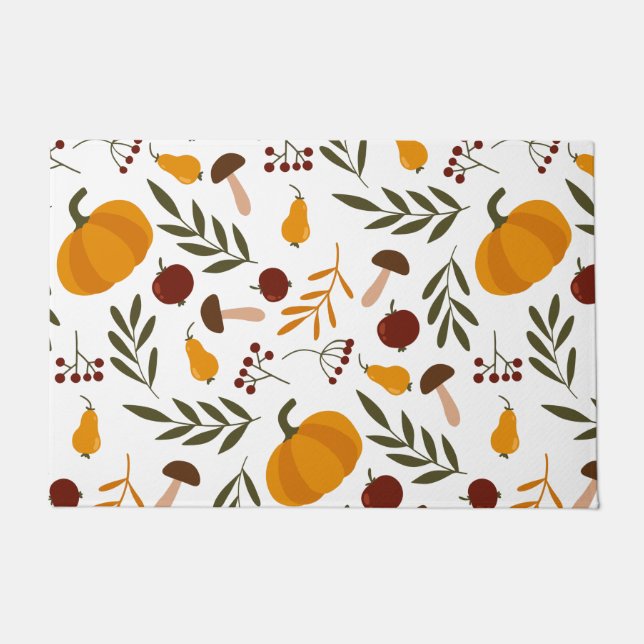 Pompoenen, Pomegranaten, peren Deurmat (Voorkant)