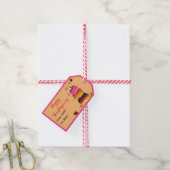 Pompoenen & Pompoenen Gradiënt, Goud, & Folie Text Cadeaulabel (Met Touw)