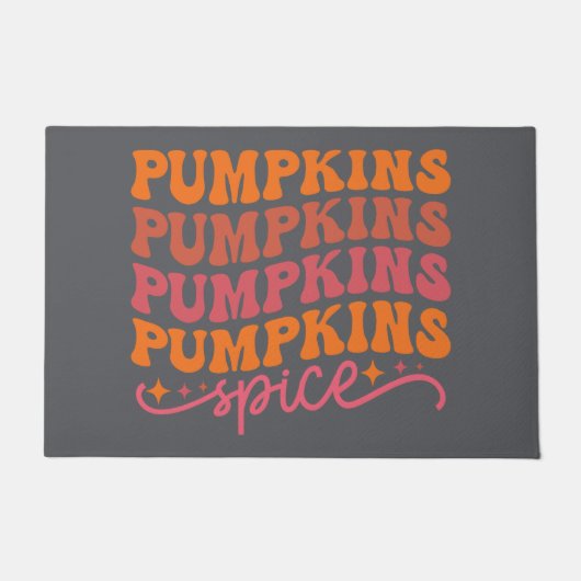 Pompoenen Pompoenen Pompoenen Spice Deurmat (Voorkant)