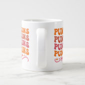 Pompoenen Pompoenen Pompoenen Spice Grote Koffiekop (Achterkant)