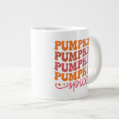 Pompoenen Pompoenen Pompoenen Spice Grote Koffiekop (Voorkant rechts)