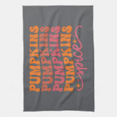 Pompoenen Pompoenen Pompoenen Spice Theedoek (Verticaal)