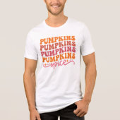 Pompoenen Pompoenen Pompoenen Spice Tri-Blend Shirt (Voorkant)