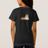 Pompoenen Raccoon aanpassen Tekst en kleur T-shirt (Achterkant)