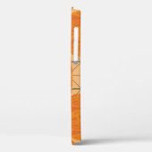 Pompoenen: Retro geometrische driehoek. Case-Mate iPhone Case (Achterkant / Links)