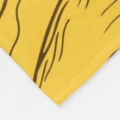 Pompoenen Retro Schets: Thanksgiving Patroon. Fleece Deken (Hoek)