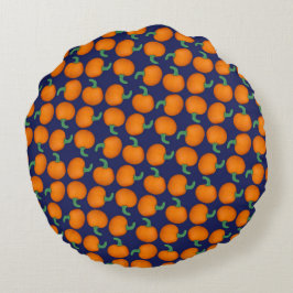Pompoenen Rond Kussen