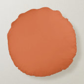Pompoenen Rond Kussen (Achterkant)