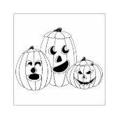 Pompoenen Rubberstempel (Afrduk)