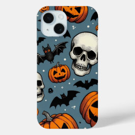 Pompoenen & Schedels iPhone 15 Case