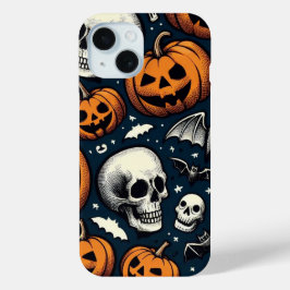 Pompoenen & Schedels iPhone 15 Case