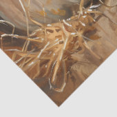 Pompoenen Sinaasappel Wit Schilderij Decoupage Tissuepapier (Detail)