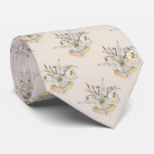 Pompoenen Skulls en Squash Thanksgiving Stropdas (Opgerold)