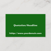 Pompoenen, soep en gestripte achtergrond visitekaartje (Achterkant)