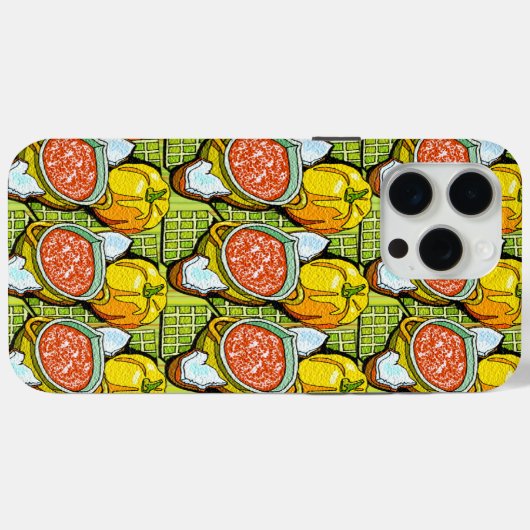Pompoenen & Soep Patroon Herfst Halloween Case-Mate iPhone Case (Achterkant (horizontaal))