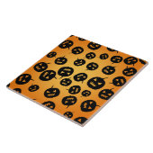 Pompoenen Tegeltje (Zijkant)