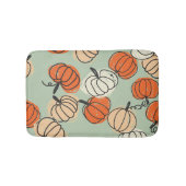 Pompoenen: Thanksgiving naadloos patroon. Badmat (Voorkant)