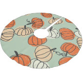 Pompoenen: Thanksgiving naadloos patroon. Kerstboom Rok (Gekanteld)