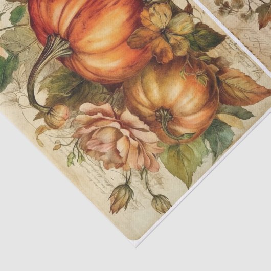   pompoenen tissuepapier (Detail)