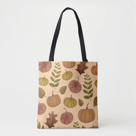 Pompoenen Tote Bag (Voorkant)