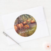 Pompoenen Trick or treat Sticker (Envelop)