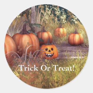 Pompoenen Trick or treat Sticker
