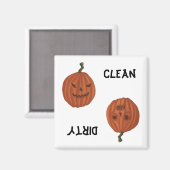 Pompoenen Vaatwasser Magneet aanpassen achtergrond (Voorkant / Achterkant)