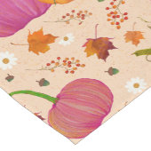 Pompoenen vallen bladeren korte tafelloper (Hoek)