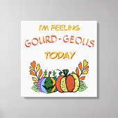 pompoenen van kalebas en Herfst Canvas Afdruk (Voorkant)