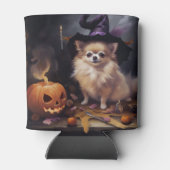 Pompoenen van Pommeren Halloween eng Blikjeskoeler (Achterkant)