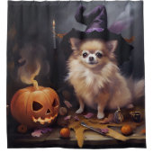 Pompoenen van Pommeren Halloween eng Douchegordijn (Voorkant)