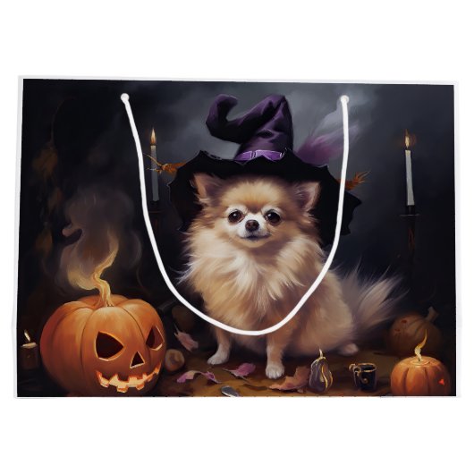 Pompoenen van Pommeren Halloween eng Groot Cadeauzakje (Achterkant)