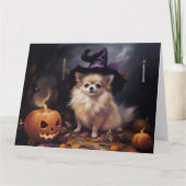 Pompoenen van Pommeren Halloween eng Kaart (Voorkant)