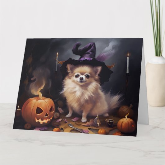 Pompoenen van Pommeren Halloween eng Kaart (Voorkant)