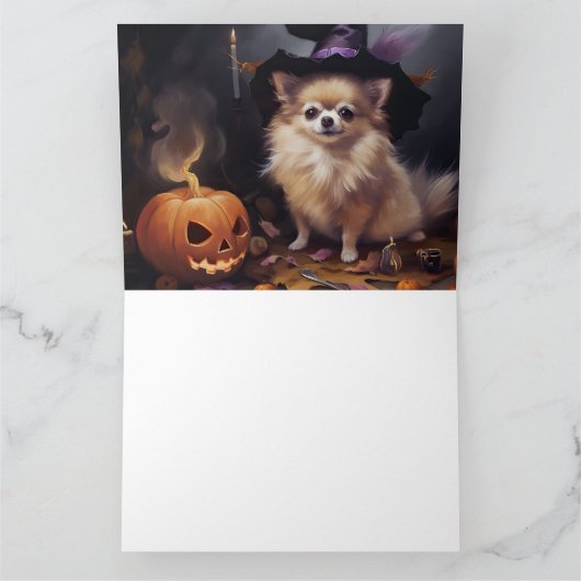 Pompoenen van Pommeren Halloween eng Kaart (Binnen)