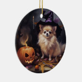 Pompoenen van Pommeren Halloween eng Keramisch Ornament (Rechts)