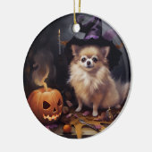 Pompoenen van Pommeren Halloween eng Keramisch Ornament (Links)