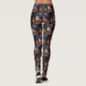 Pompoenen van Pommeren Halloween eng Leggings (Achterkant)