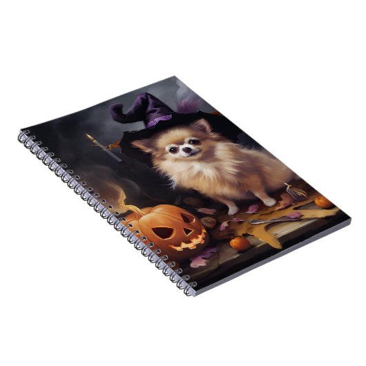 Pompoenen van Pommeren Halloween eng Notitieboek (Rechterzijde)