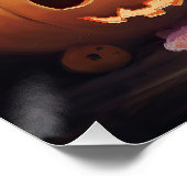 Pompoenen van Pommeren Halloween eng Perfect Poster (Hoek)