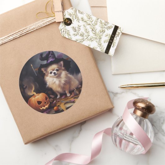 Pompoenen van Pommeren Halloween eng Ronde Sticker (Geschenken)