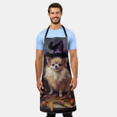 Pompoenen van Pommeren Halloween eng Schort (Gedragen)