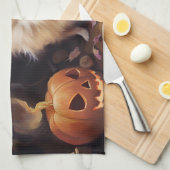 Pompoenen van Pommeren Halloween eng Theedoek (Quarter Fold)