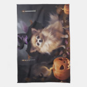 Pompoenen van Pommeren Halloween eng Theedoek (Verticaal)